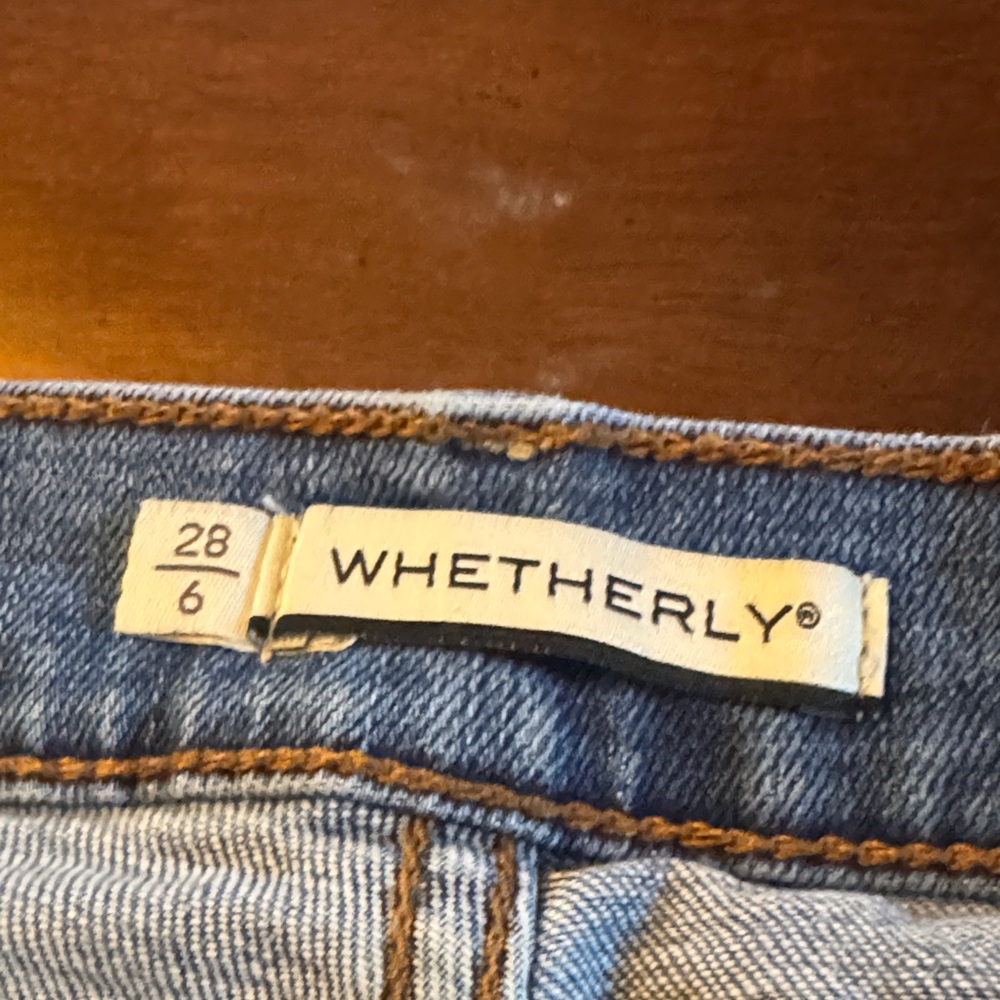 Whetherly Women's Straight Leg Blue Jeans - Picture 2 of 5